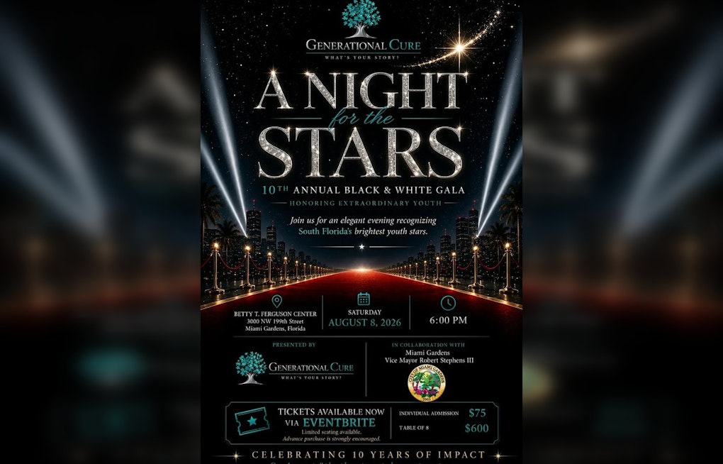 Miami Gardens Gala Turns 10, Honors Youth With Jason Jenkins Award