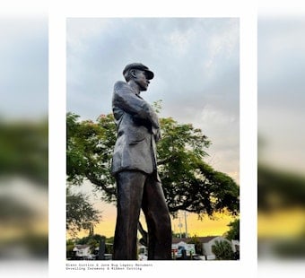 Miami Springs Unveils $300K Curtiss Monument by Hialeah-Born Sculptor