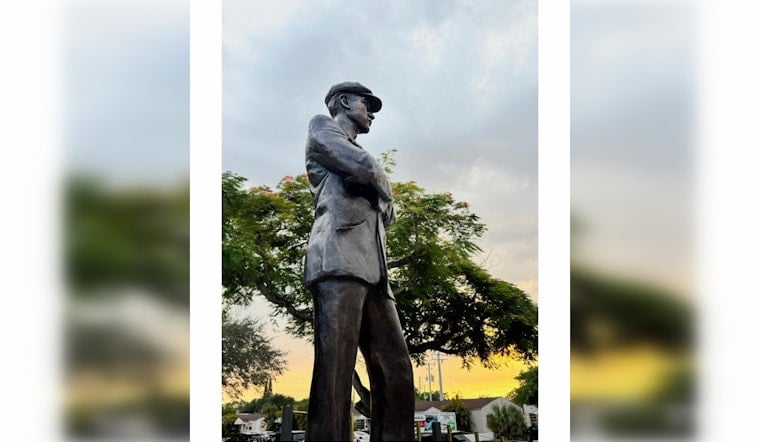 Miami Springs Unveils $300K Curtiss Monument by Hialeah-Born Sculptor