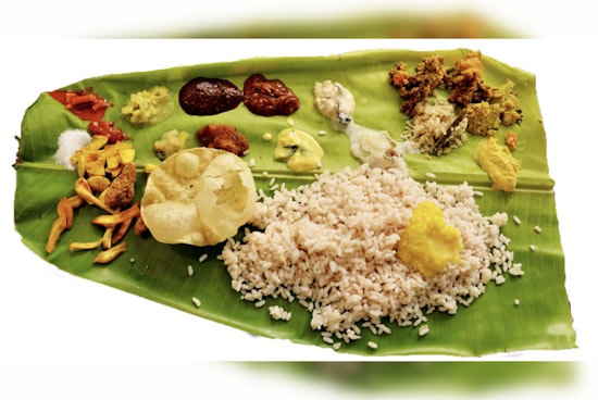 Midtown's Chatti Serves 27-Course Onam Feast on Banana Leaves This Month