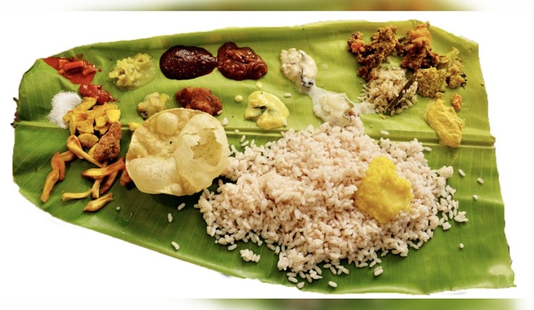 Midtown's Chatti Serves 27-Course Onam Feast on Banana Leaves This Month