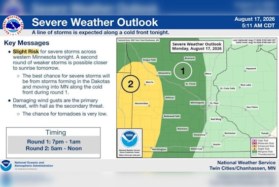Minneapolis Basks in Sun Before Late‑Night Monday Storms Crash the Party