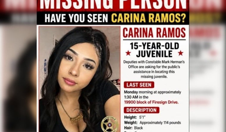 Atascocita Teen, 15, Missing Since Sunday — Deputies Believe She's 55 Miles Away in Hempstead
