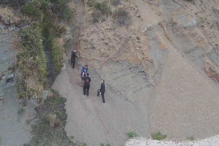 Missing Lincoln City Hiker Found 150 Feet Up Roads End Cliff, Reunited With Family