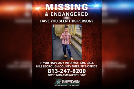 Non-Verbal 5-Year-Old Vanishes From Tampa Home, Deputies Race Clock