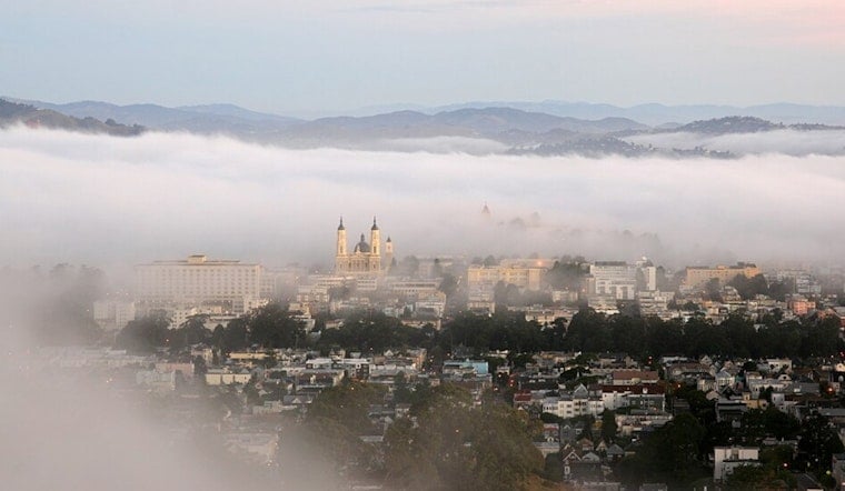 Morning Fog, Afternoon Glow: San Francisco Basks as Bay Area Fire Fears Rise