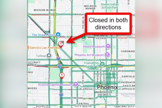 Motorcyclist Critically Hurt as Crash Shuts Down US 60 Near Encanto in Phoenix