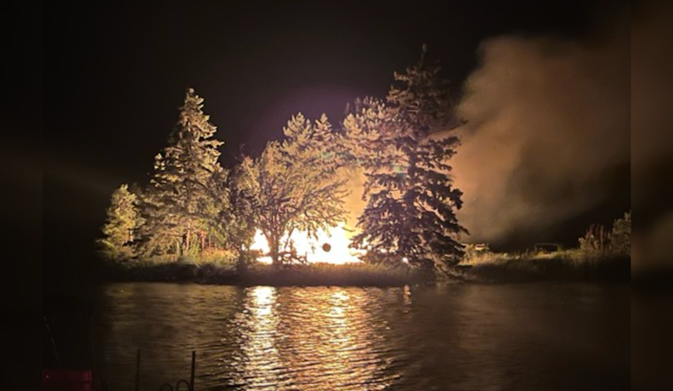 Mystery ‘Boom’ Levels Whiteface Reservoir Home in Northern Minnesota Blaze