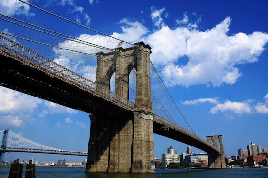 Naked Brooklyn Bridge Daredevil Survives East River Plunge After Wild Flag Stunt