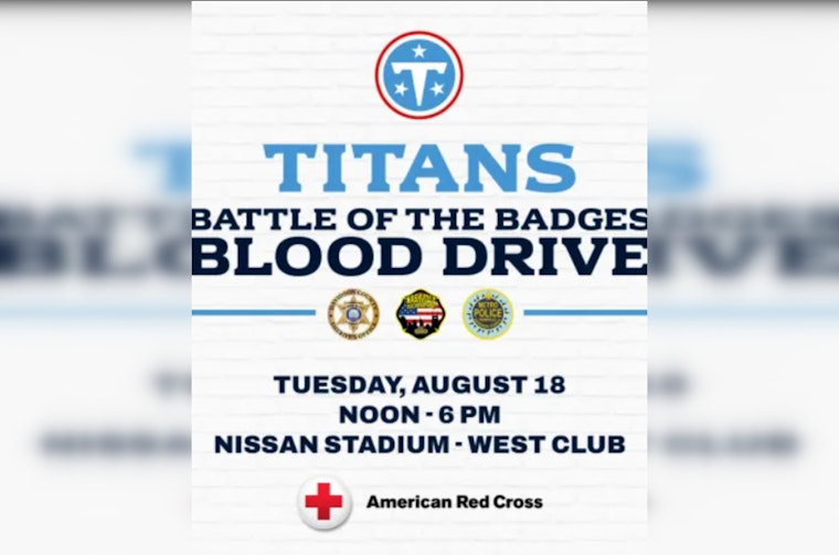 Nashville Cops, Deputies, Firefighters Battle for Blood Donors as Crisis Bites