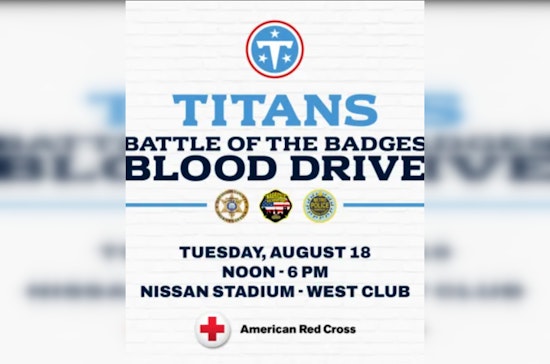 Nashville Cops, Deputies, Firefighters Battle for Blood Donors as Crisis Bites