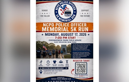 Nassau County Cops Lace Up in East Meadow 5K to Honor Fallen, Fund Scholarships