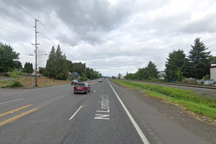 NE Portland Crash on Notorious Lombard Corridor Injures Five, Traps Driver
