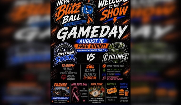 Salem Township Debuts NEPA Blitz Ball, a Banana-Ball-Style Flag Football Bash