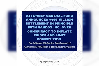 Nevada AG Joins $400M Sandoz Price-Fix Deal Over Generic Drugs