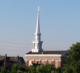 New Albany's Town Clock Church Gets New Mechanism After Last Summer's Silence