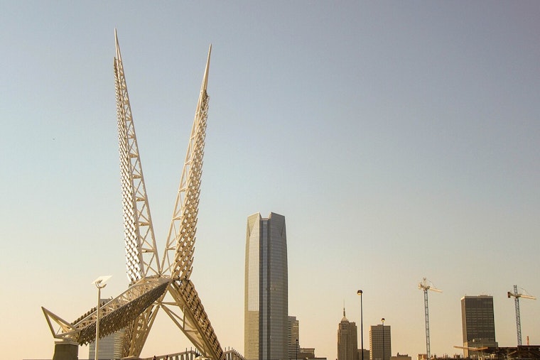 Giant Steel Birds Now Watch Over Visitors at OKC's Scissortail Park