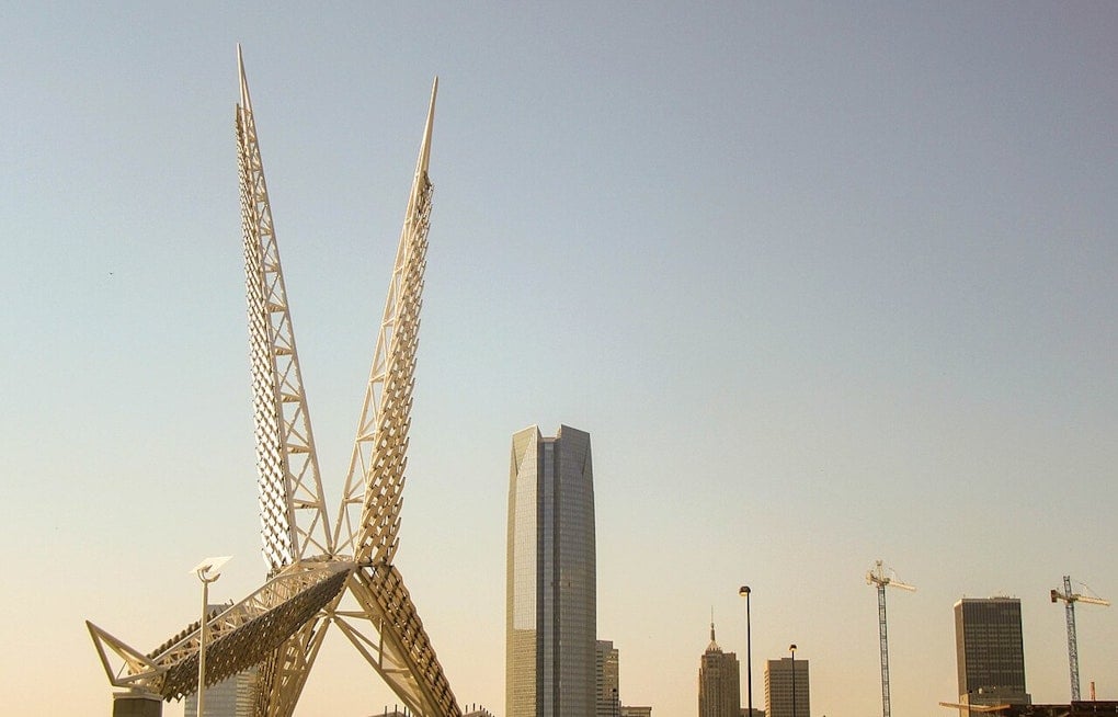 Giant Steel Birds Now Watch Over Visitors at OKC's Scissortail Park