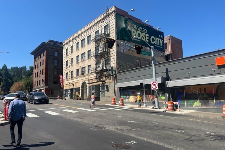 New Burnside Pedestrian Beacon Closes 1,000-Foot Gap, But Repaving Sparks Speed Fears