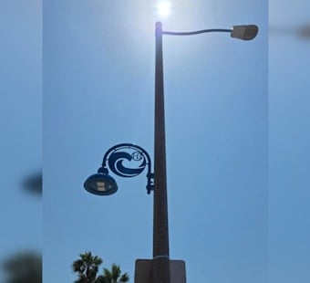 New Light Poles Along PCH Link Huntington Beach Hotels to Downtown