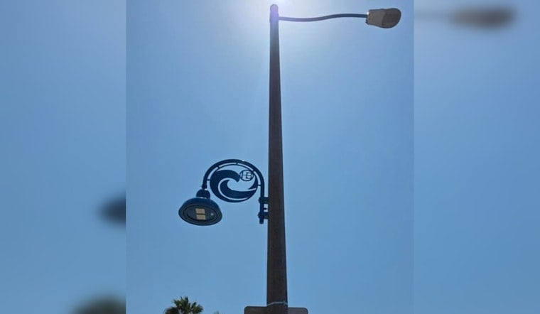 New Light Poles Along PCH Link Huntington Beach Hotels to Downtown