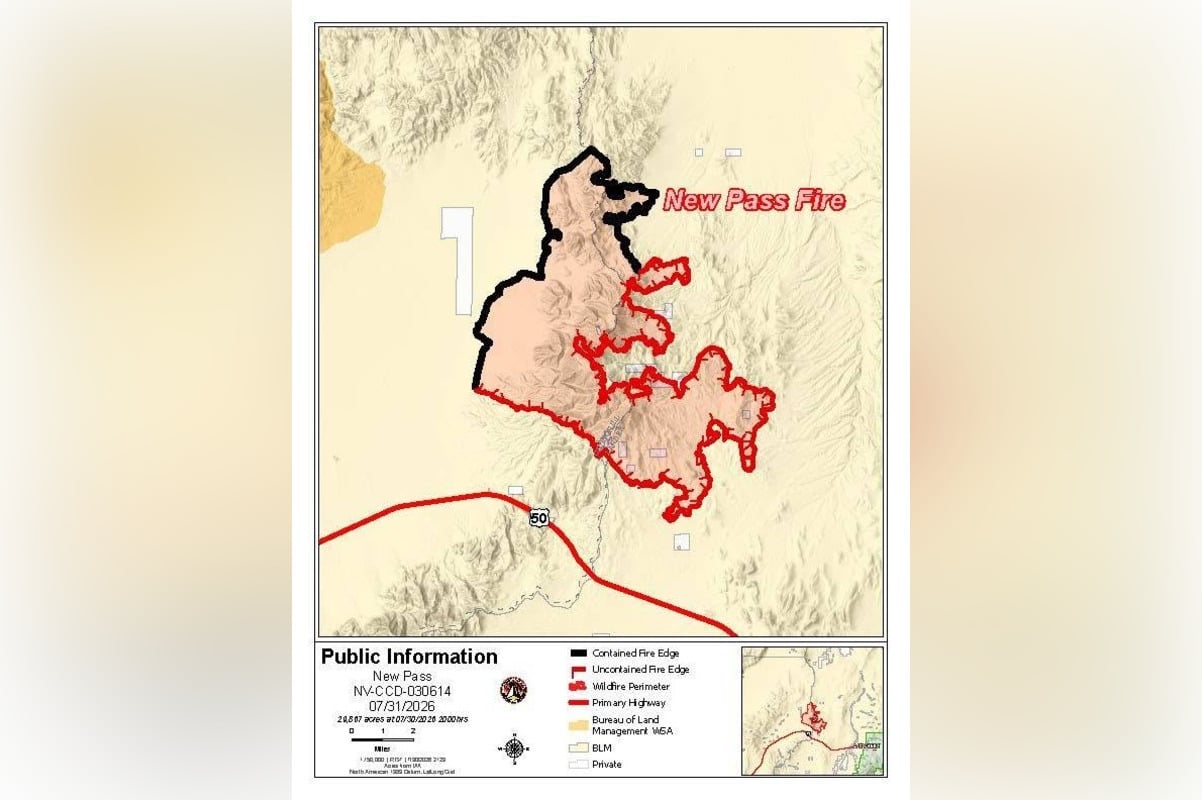 New Pass Fire Near Austin Explodes To 30,000 Acres, Chokes Nevada's Highway 50