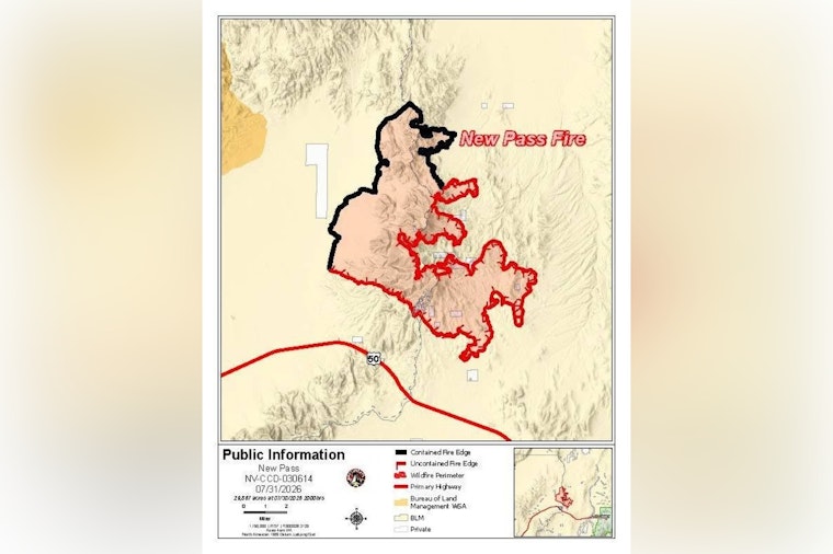 New Pass Fire Near Austin Explodes To 30,000 Acres, Chokes Nevada’s Highway 50