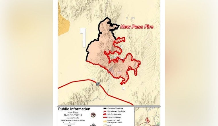 New Pass Fire Near Austin Explodes To 30,000 Acres, Chokes Nevada’s Highway 50