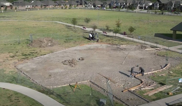 New Playground Rises at Red Oak's Oaks Park as City Races Fall 2026 Deadline