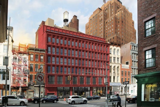 New Renderings Unveil 21-Unit Red Terracotta Tower For Tribeca's Canal Street