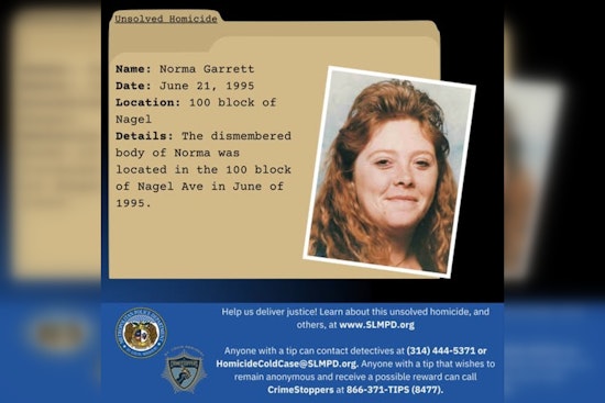 31 Years After Dismemberment, St. Louis Police Still Seek Norma Garrett's Killer