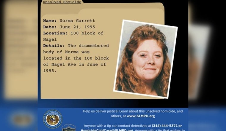 31 Years After Dismemberment, St. Louis Police Still Seek Norma Garrett's Killer