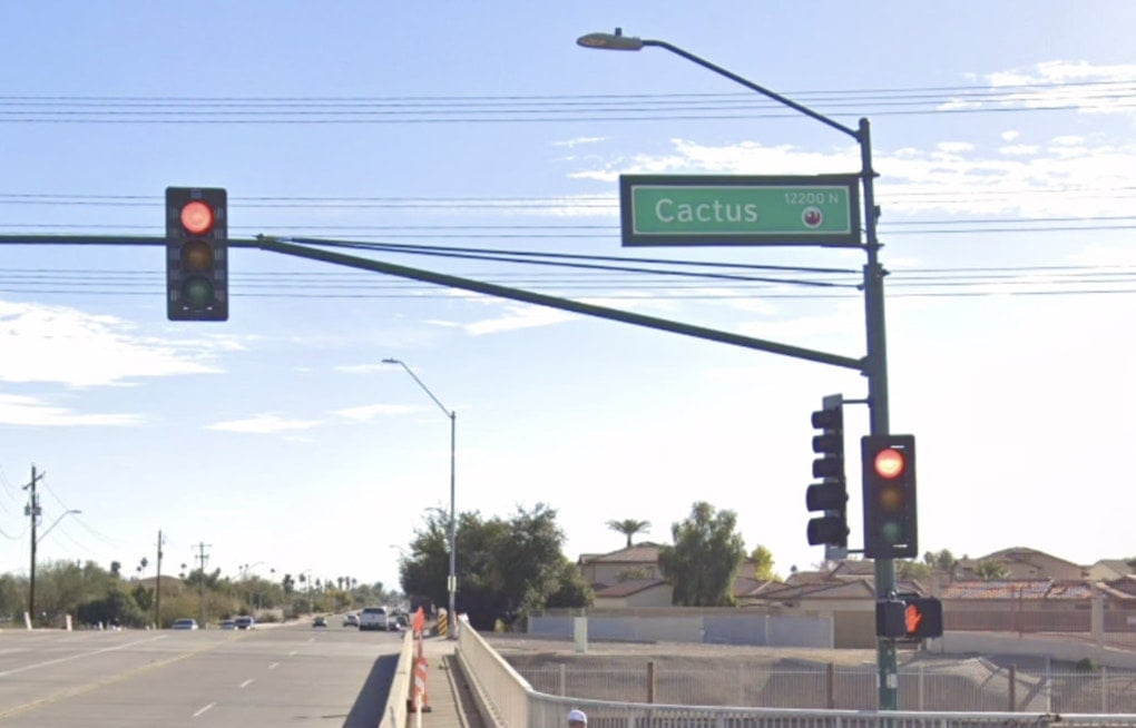 North Phoenix Man Critical After 3-Car Crash at Notorious Cactus Road Intersection