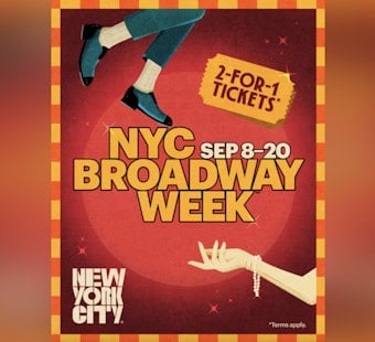 NYC Broadway Week Returns With 2-for-1 Tickets to 25 Shows This Fall