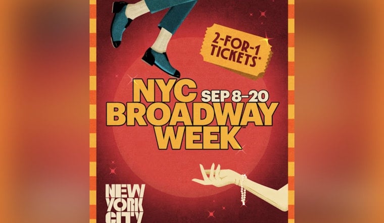 NYC Broadway Week Returns With 2-for-1 Tickets to 25 Shows This Fall