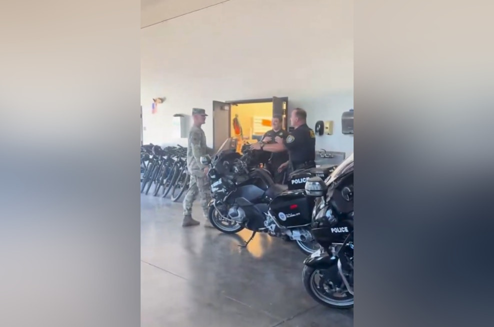 OKC Lieutenant Gets Surprise of His Life as Deployed Son Walks Through the Door