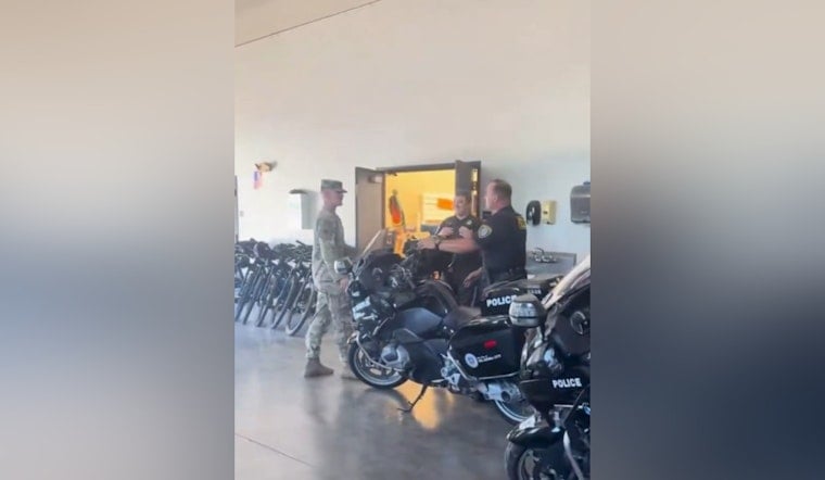 OKC Lieutenant Gets Surprise of His Life as Deployed Son Walks Through the Door