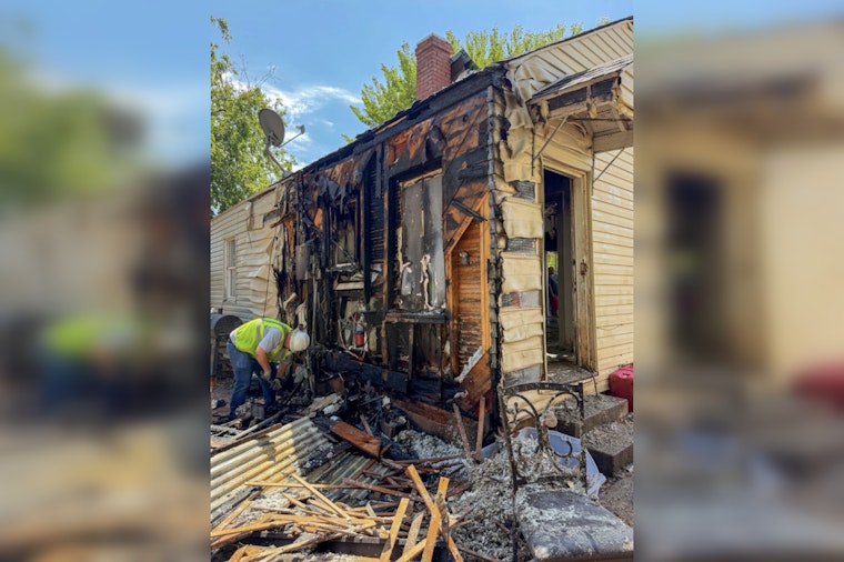 OKC Man Burned Fighting Backyard Fire That Crept Into His Kitchen