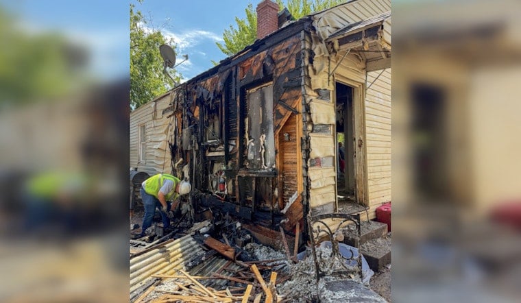 OKC Man Burned Fighting Backyard Fire That Crept Into His Kitchen