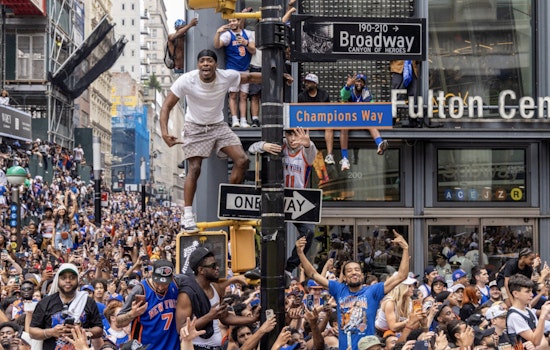 One Knicks Champions Way Sign Sells for $35,531, City Keeps 29 Off Market