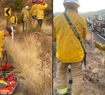 Ortega Highway Rescue Pulls Driver From Steep Embankment, Fire Crews Warn of Danger