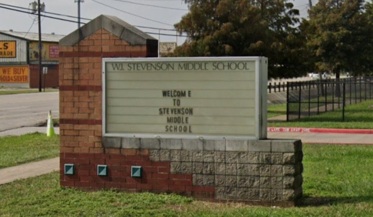 Overgrown Weeds Near Houston Middle School Hide Kids From Drivers