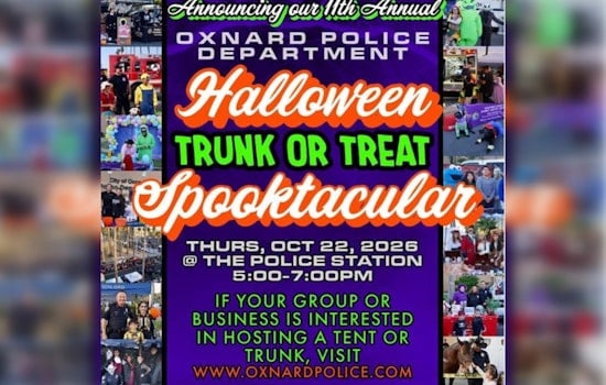 Oxnard Police Seek Sponsors for 11th Annual Halloween Trunk or Treat Spooktacular