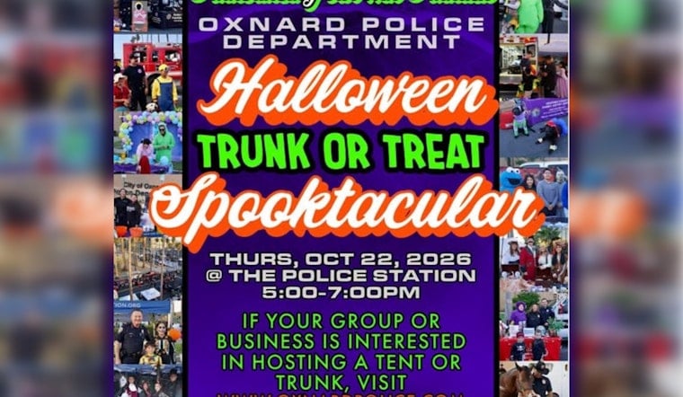 Oxnard Police Seek Sponsors for 11th Annual Halloween Trunk or Treat Spooktacular