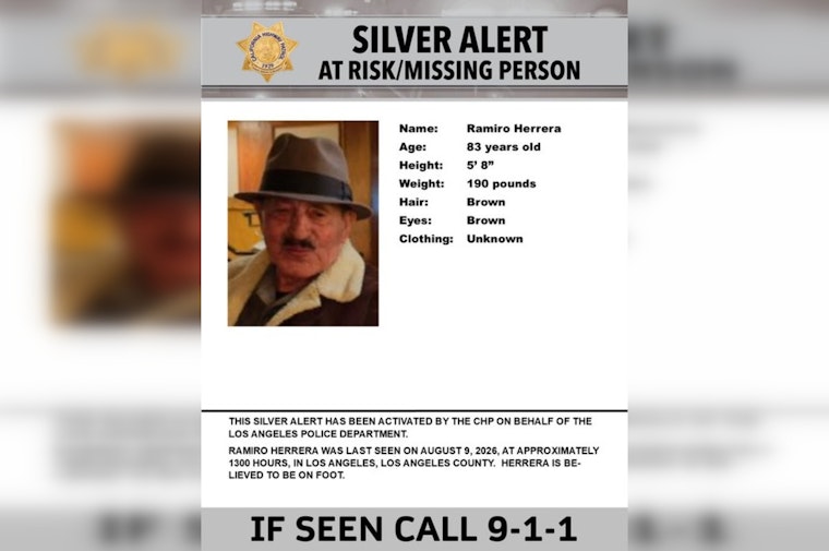 Pacoima Silver Alert Seeks 83-Year-Old Ramiro Herrera, Missing on Foot