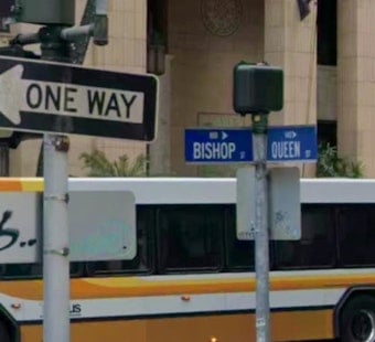 Palantir's Secret Honolulu Office Draws Protesters to Bishop Street