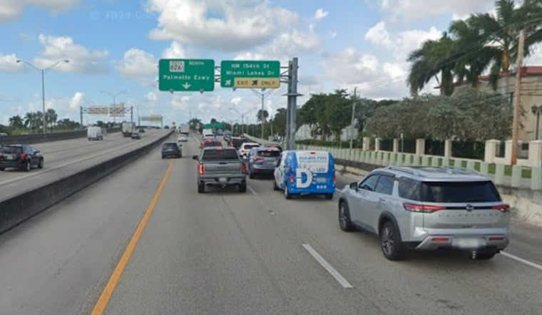 Palmetto Expressway Rollover Near Miami Lakes Sends Driver Airlifted To Trauma Center