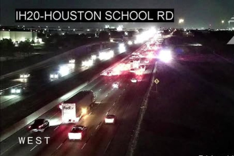 Pedestrian Killed on I-20 Near I-35E in Dallas County During Dawn Crash