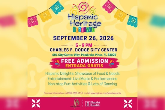 Pembroke Pines Adds More Vendors to Free Hispanic Heritage Festival Sept. 26
