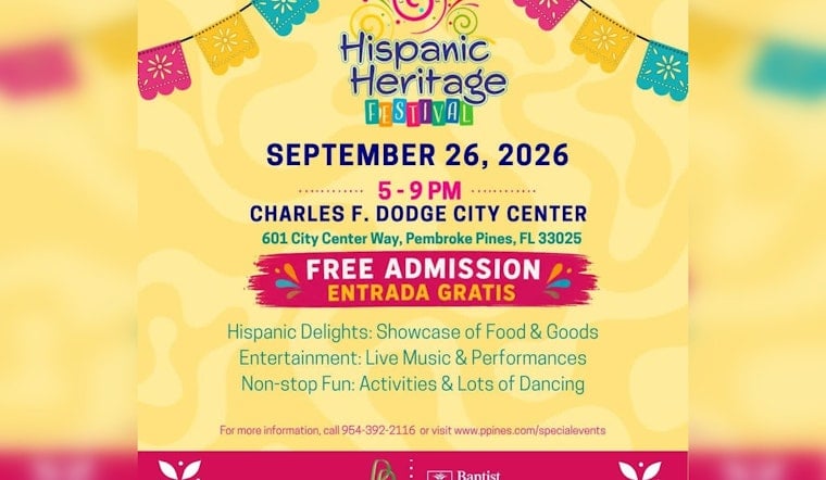 Pembroke Pines Adds More Vendors to Free Hispanic Heritage Festival Sept. 26